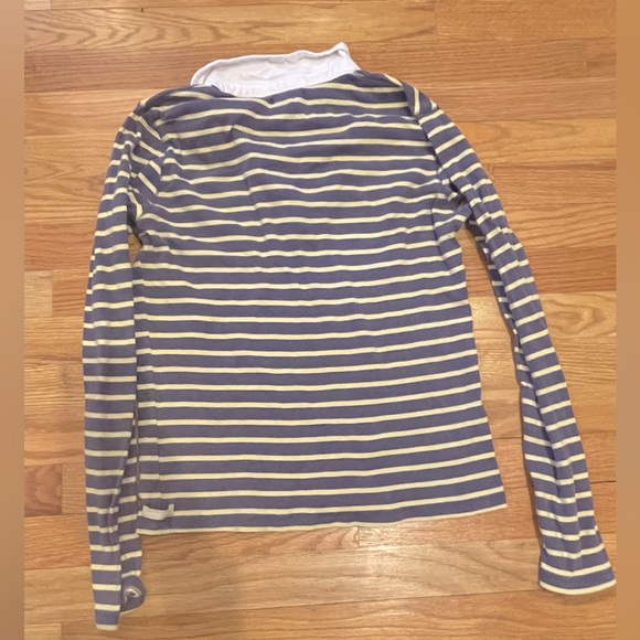 Vintage 90s American Eagle Outfitters Rugby Long Sleeve Shirt - Picture 3 of 4